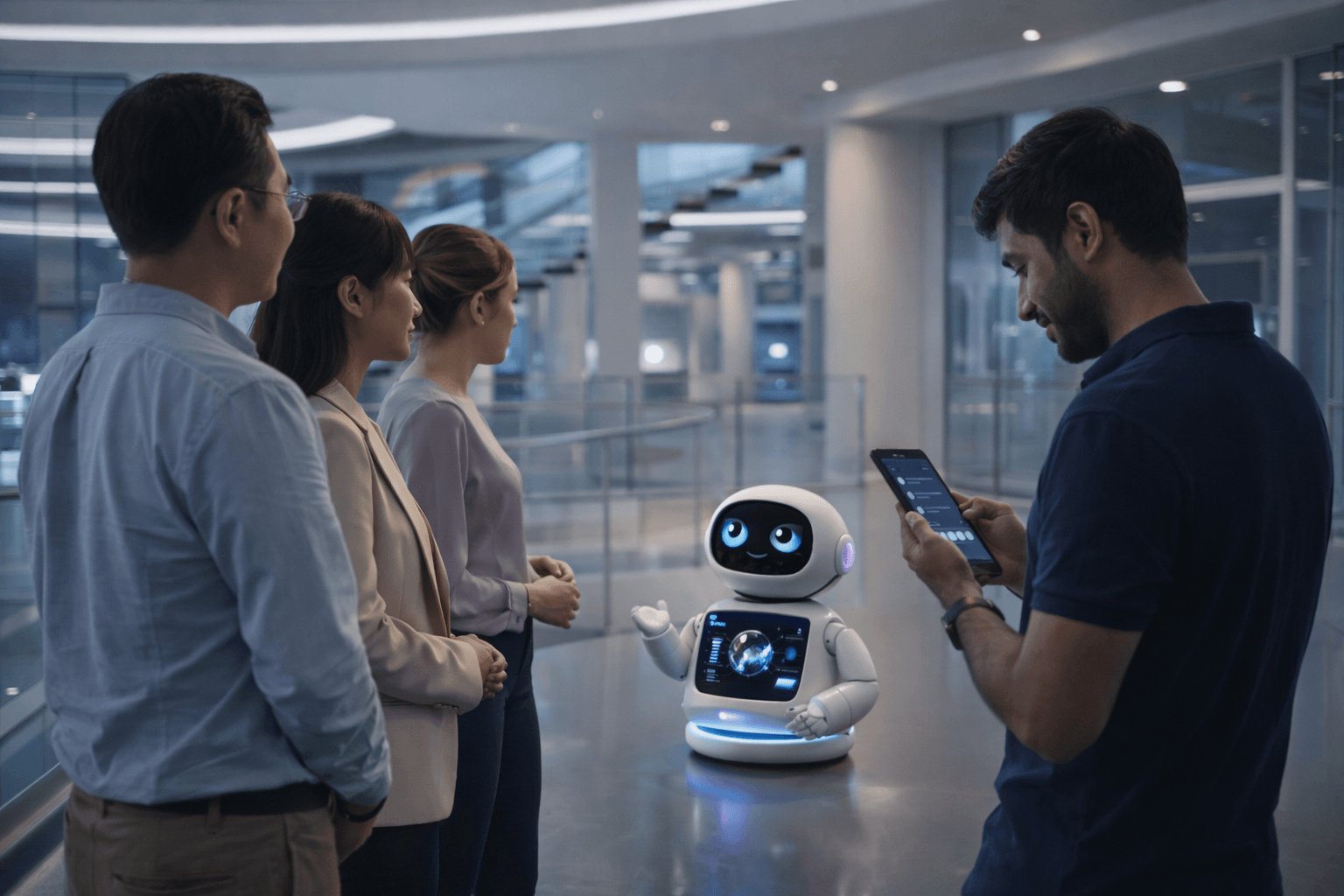 Campus tour scenario